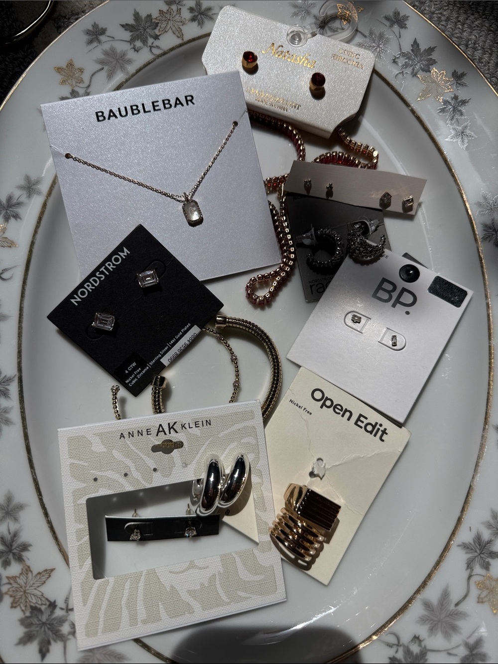 Nordstrom jewlery mix bundle including Anne Klein Hoop and Stud Earring Set